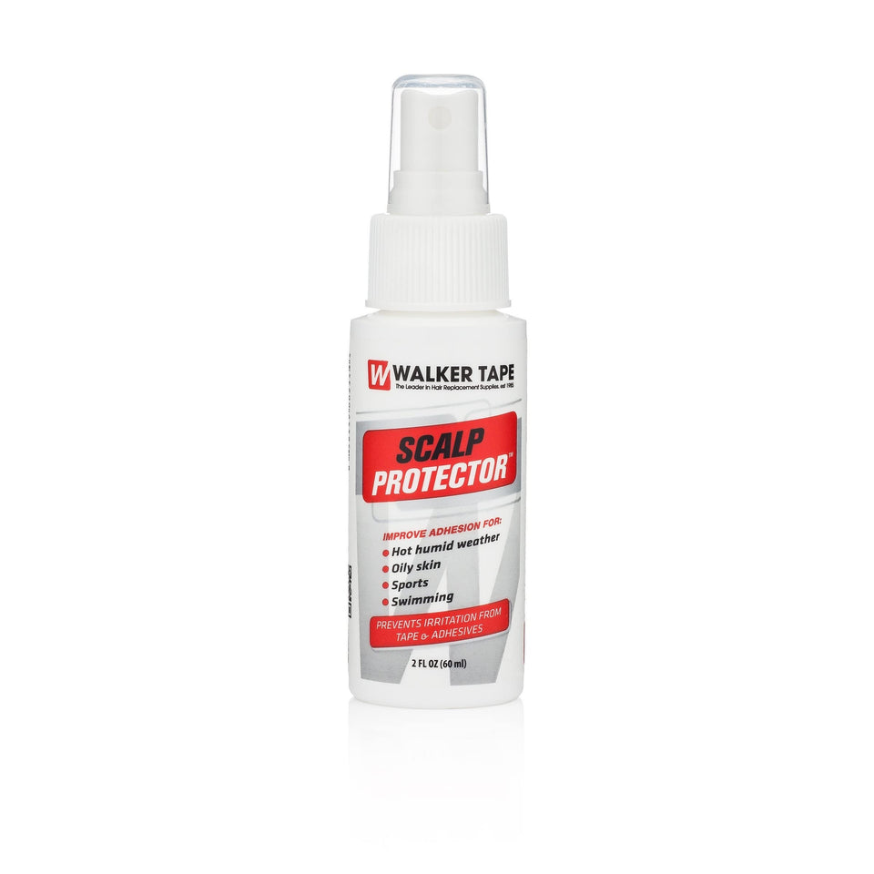 Walker Tape Scalp Protector Spray bottle pour forms a light barrier for comfortable wear.