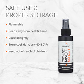 Walker Tape Top-Loc features a low-odor formula for comfortable at-home maintenance.