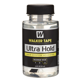 Walker Tape Ultra Hold bottle closeup showing strong bonding potential.