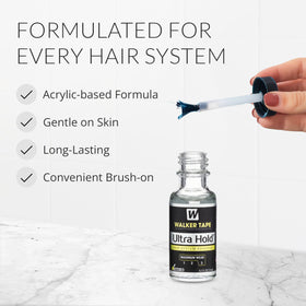 Walker Tape Ultra Hold Adhesive compatible with tape-in extensions for secure bonds.