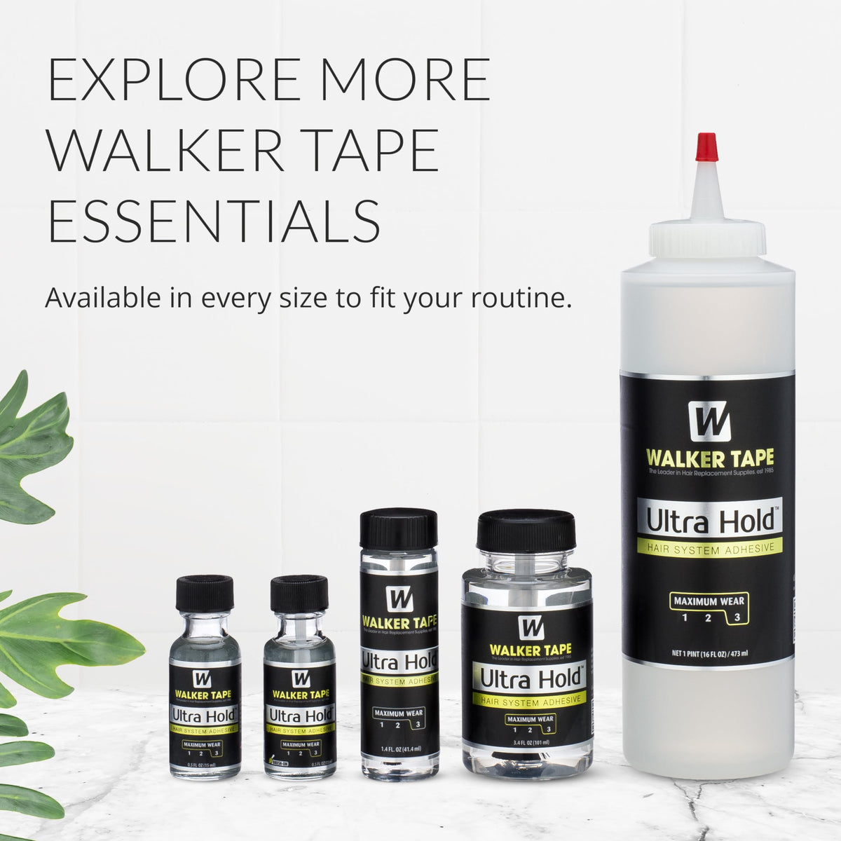 Walker Tape Ultra Hold skin safe formula supports comfortable daily wear.