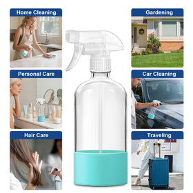Walkinstin glass bottles suited for garden sprays and kitchen cleaners