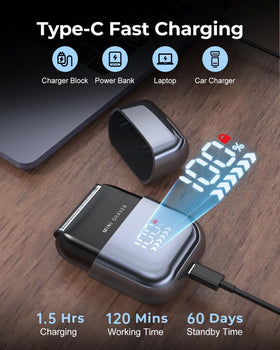 Walumen mini foil shaver compact size favors travel-friendly routines