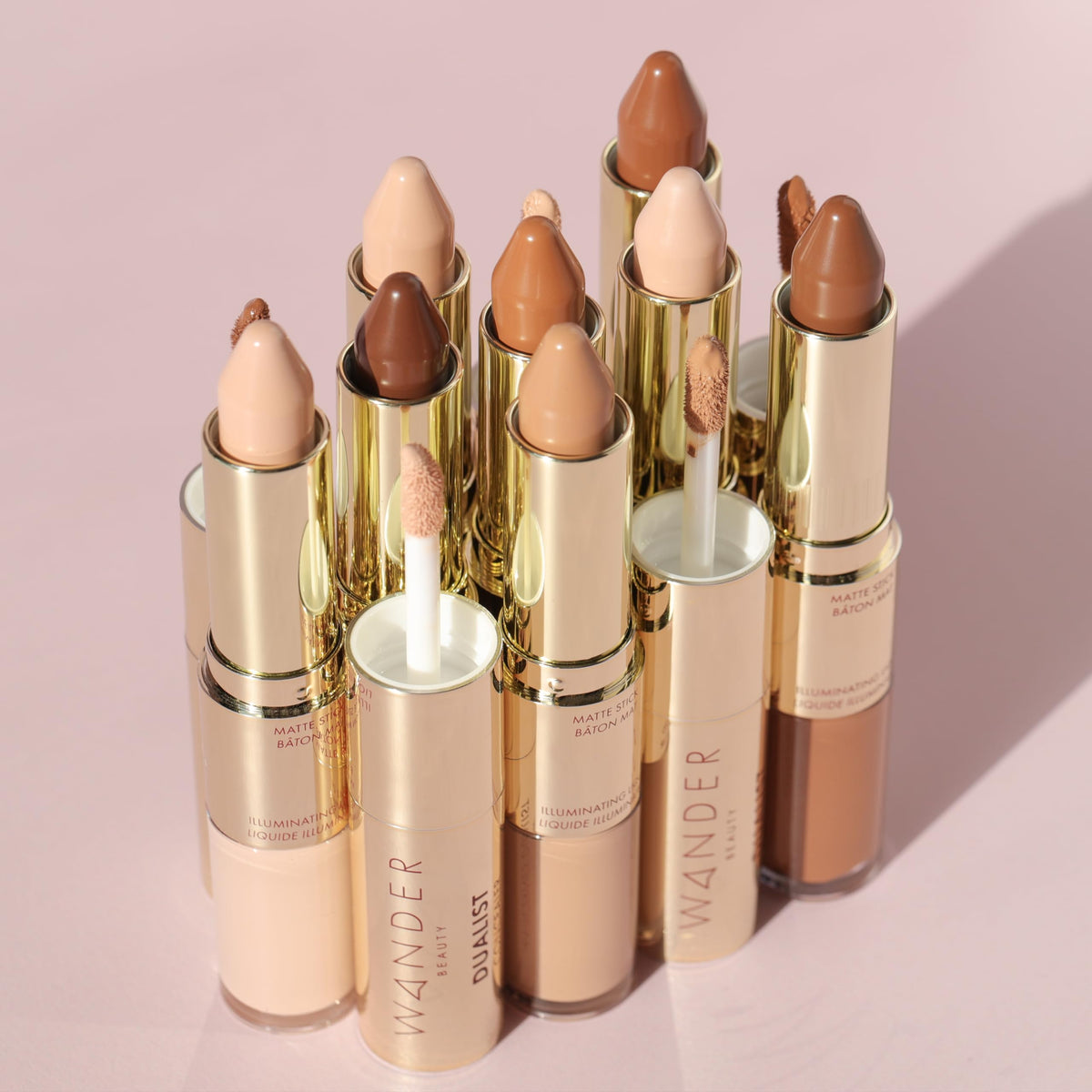 Fair shade swatch on lighter skin using Wander Beauty Dualist concealer