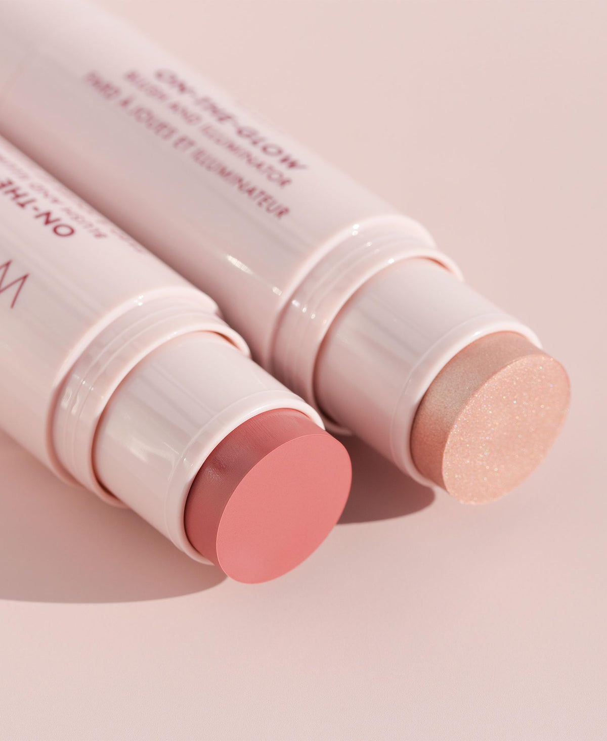 Wander Beauty On-the-Glow stick-application blends blush for lips and cheeks