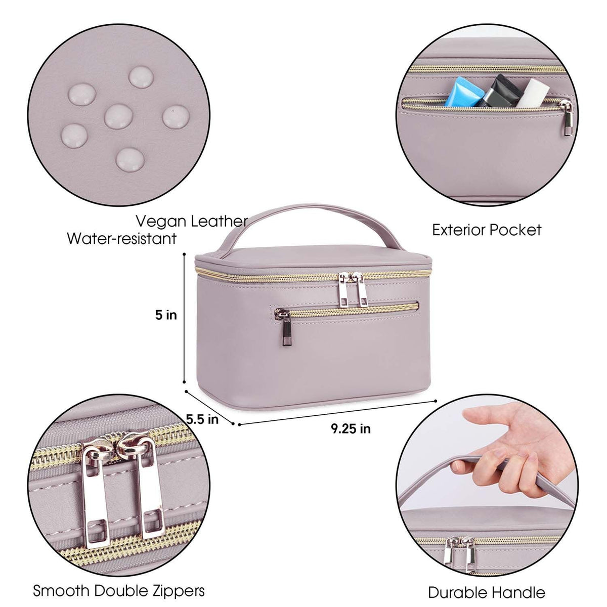 Wandering Nature interior organization with elastic cords and pockets