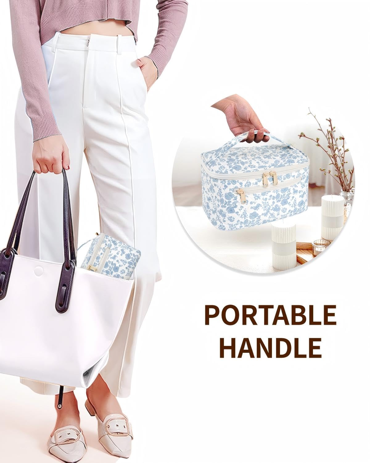 Wandering Nature soft handle for easy carrying during travel.