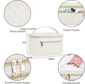 Wandering Nature vegan leather material close-up—soft, water-resistant feel.