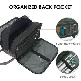 WANDF back pocket with mesh pockets for quick access to small items.