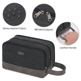 WANDF interior with five elastic loops securely holds toothbrushes.