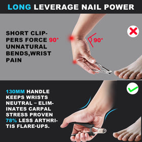 Wanmat thick nail clippers designed for hard nails.