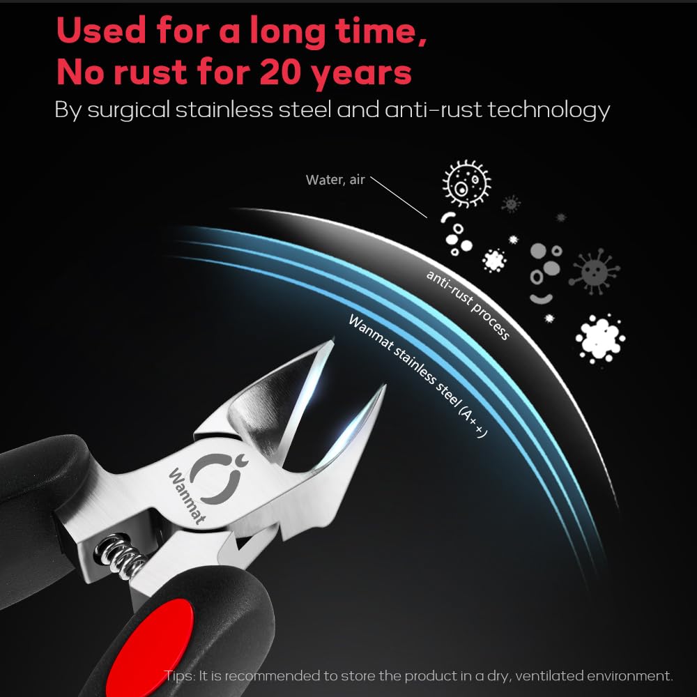 Wanmat stainless steel blades stay sharp and durable during use