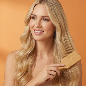 Wanmu paddle brush lightweight design for on-the-go detangling and daily use