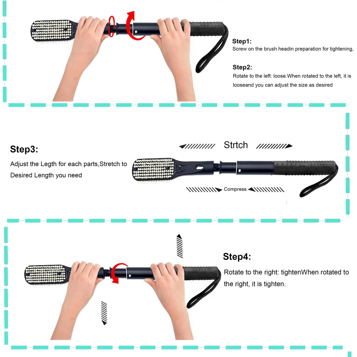 WANNUOQI aluminum alloy construction ensures durable, rust-resistant foot care tool.