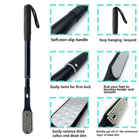 WANNUOQI replaceable toe scrub head for versatile, long-lasting foot cleaning.