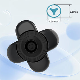 Wanocean double-layer sharp blades provide precision and comfort during shaving.