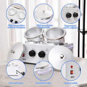 WAOYPGZ wax warmer temperature dial close-up for precise control.