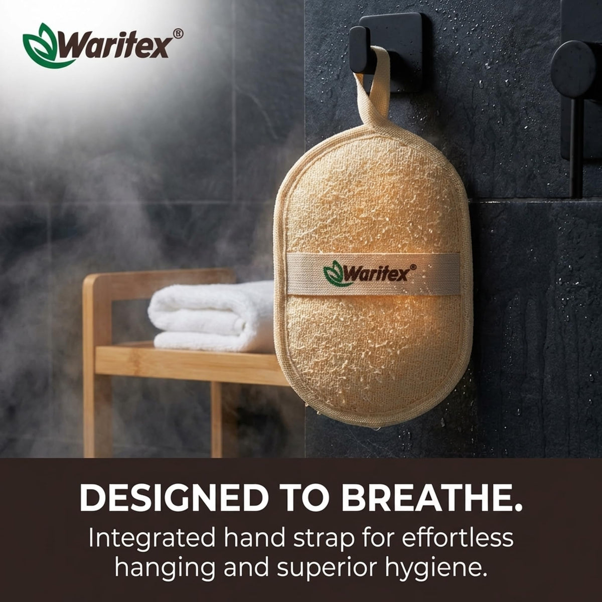 Waritex durable loofah fibers maintain shape over time.