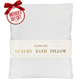 WARMOASIS luxury bathtub pillow head support for relaxing head comfort during baths.