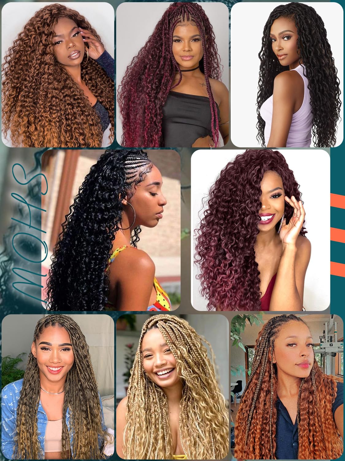 Wassai long-lasting water-wave braiding hair for daily wear