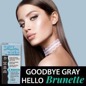 Water Works Hair Color Powder roots touch-up demonstrates quick, mess-free blending.