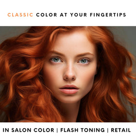 Watercolors Hair application close-up highlights direct dye deposition for even tone.