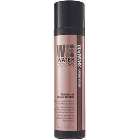 Watercolors Mocha Drench shampoo bottle highlights color-refreshing formula.