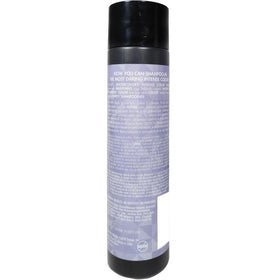 Watercolors Silver shampoo streaked hair close-up shows vibrant deposit with each wash.
