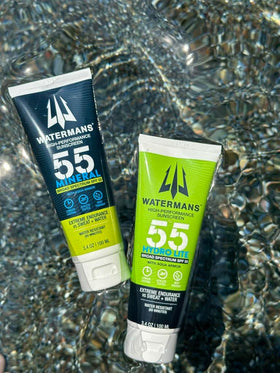 Outdoor setup featuring Waterman's Hydro Lite for active sun protection on the go.