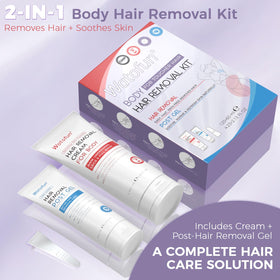 Watofun compact packaging for travel-friendly hair removal kit
