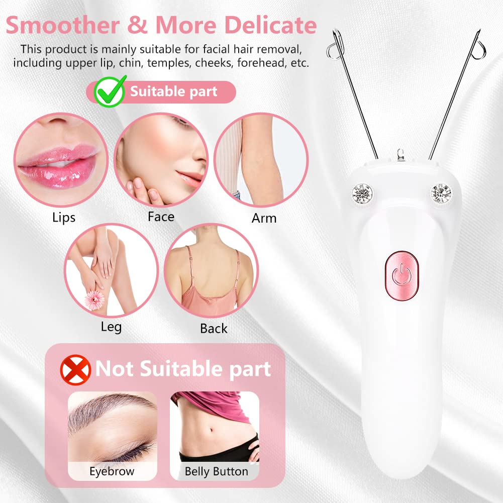 Watris Veiyi pink epilator side profile for easy handheld use