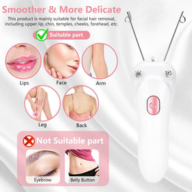 Watris Veiyi pink epilator side profile for easy handheld use