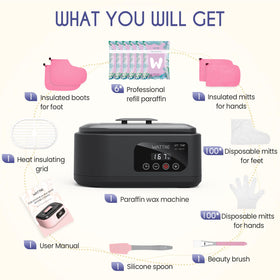 Wattne paraffin bath keeps wax warm for extended treatments