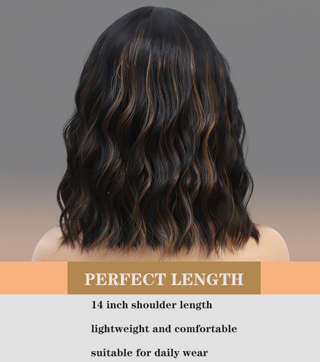 WAVE&BREEZE heat-resistant synthetic hair for durable styling.
