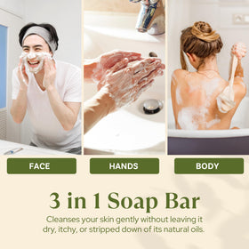 Wavertree & London French Pear soap bar for a soft, perfumed shower experience