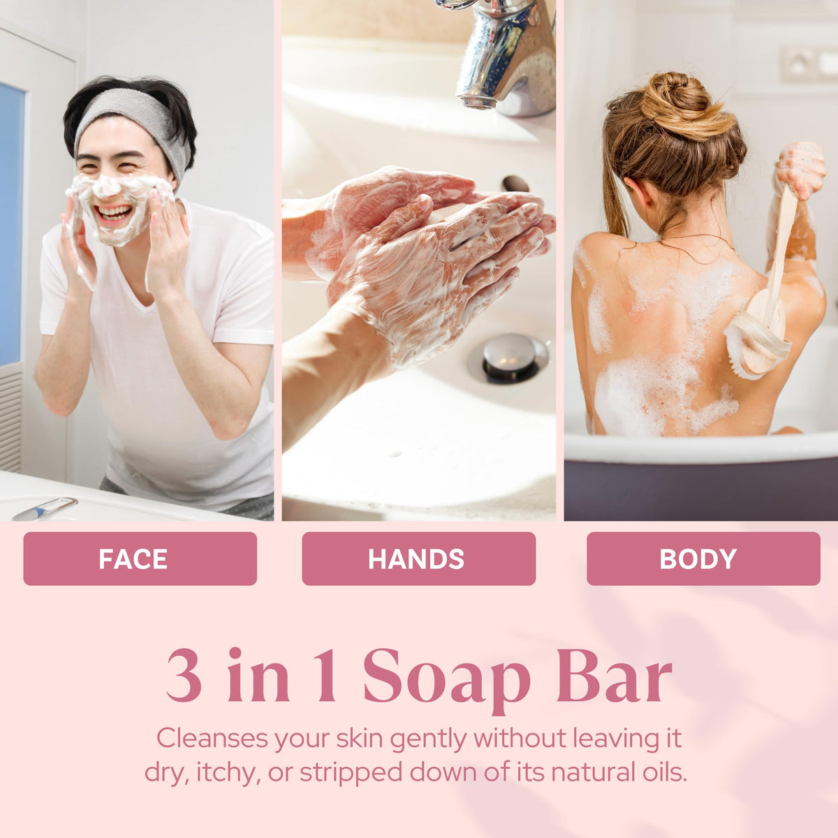French triple milled process shown on Wavertree & London soap bar