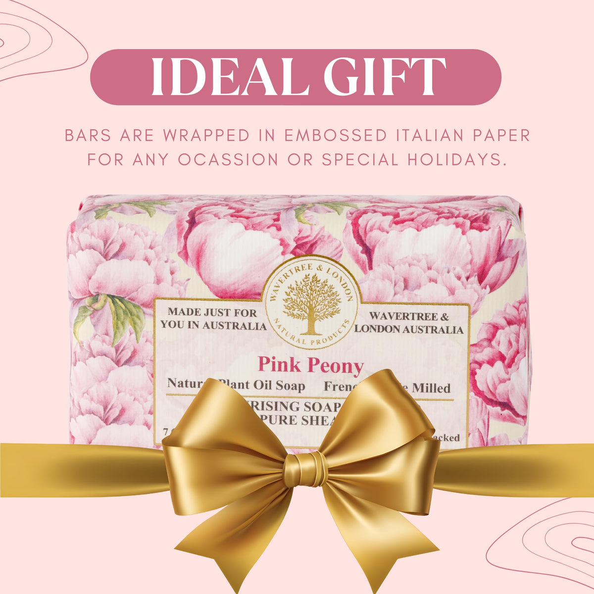 Gift-ready Wavertree & London Pink Peony packaging