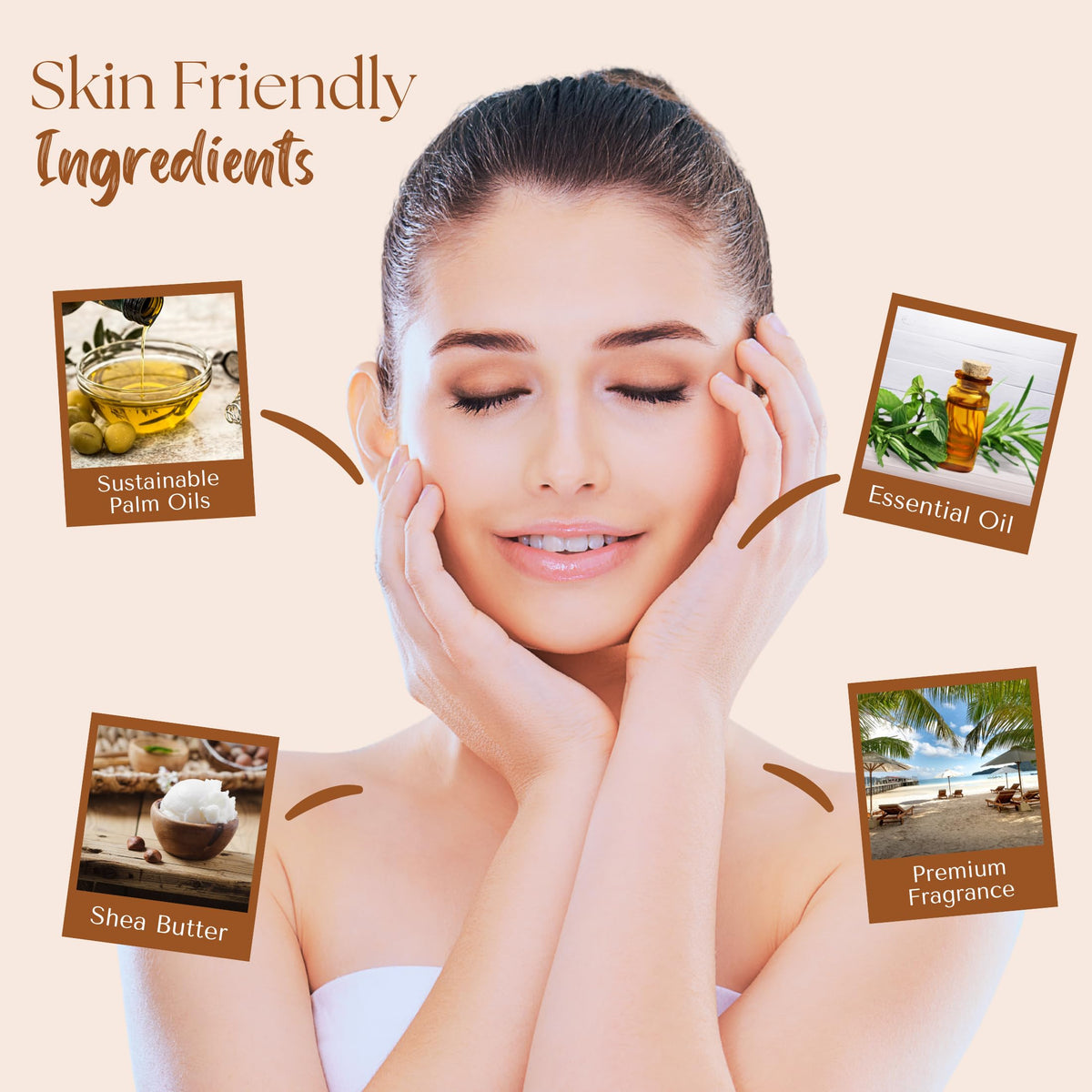Havana scented soap creates a spa-like foam and inviting bathroom ambiance.