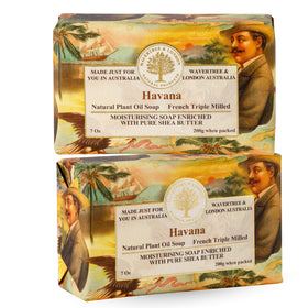 Wavertree & London Havana soap bar packaging presents a premium gift-ready option.