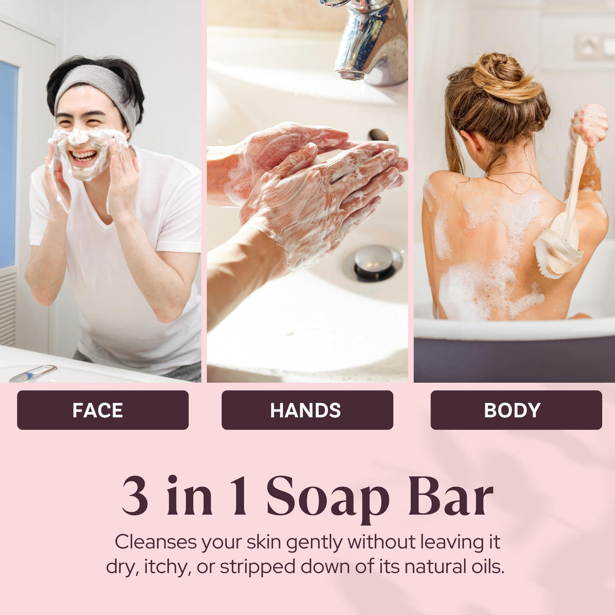 Wavertree & London plant-oil formula soaps free from harsh chemicals for gentle cleansing
