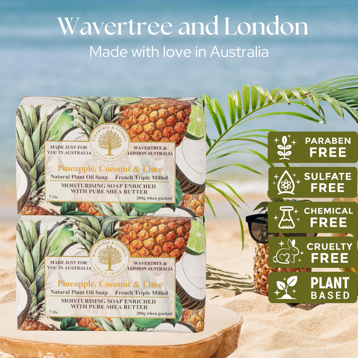 Wavertree & London triple milled soap delivers creamy lather for softer skin