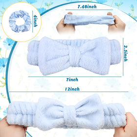 wavwavw bridesmaid scrunchie blue pack keeps hair tidy during sleepovers.