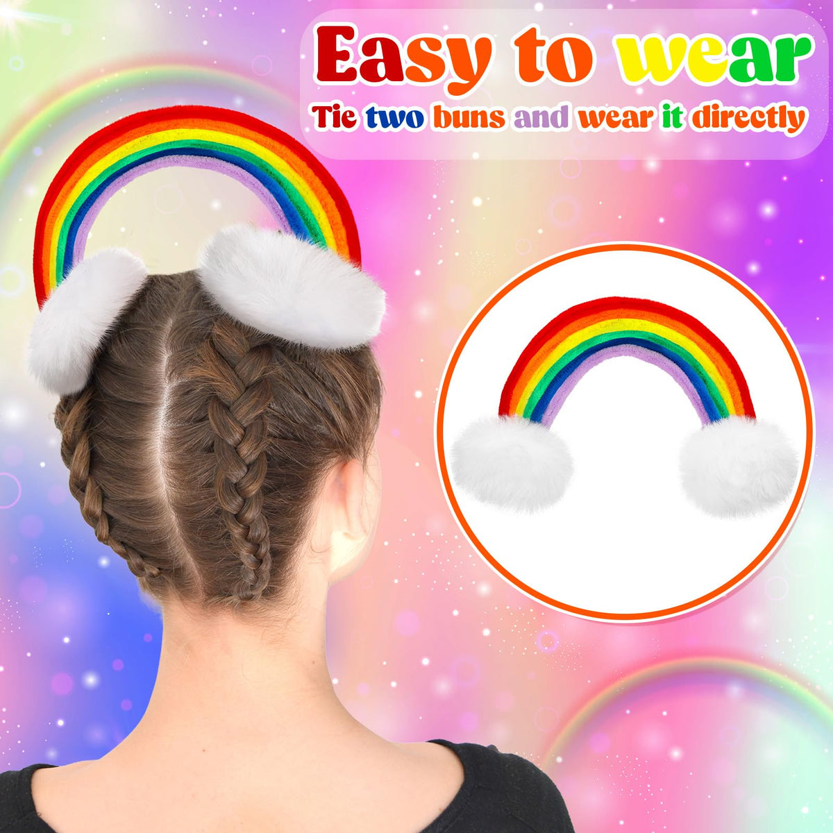 Wavyknot Crazy Hair Day collection on model shows all-ages fit.
