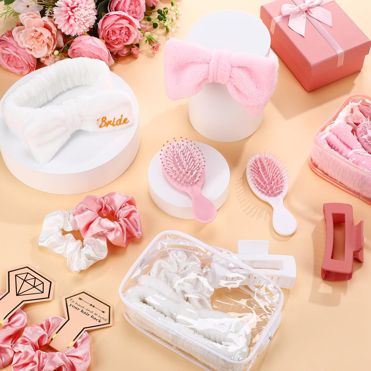 Wavyknot hair rings with themed cards add playful flair.
