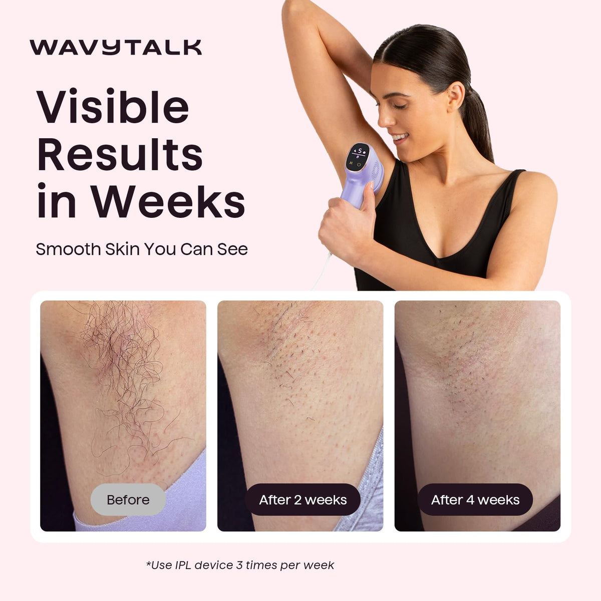 Wavytalk Bare It precision roller in action delivering even coverage across contours.