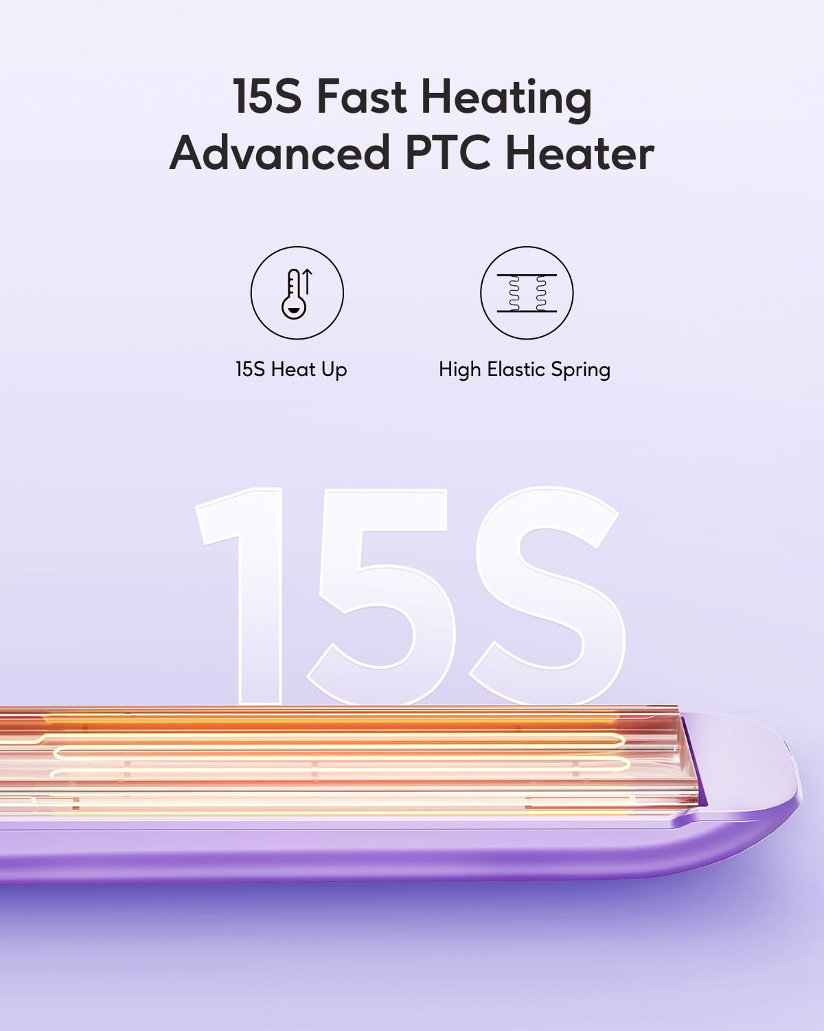 Wavytalk Pro heats up quickly for swift styling sessions.