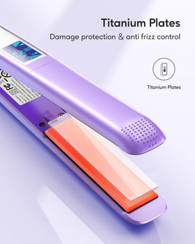 Wavytalk Pro flat iron safety lock for secure storage.