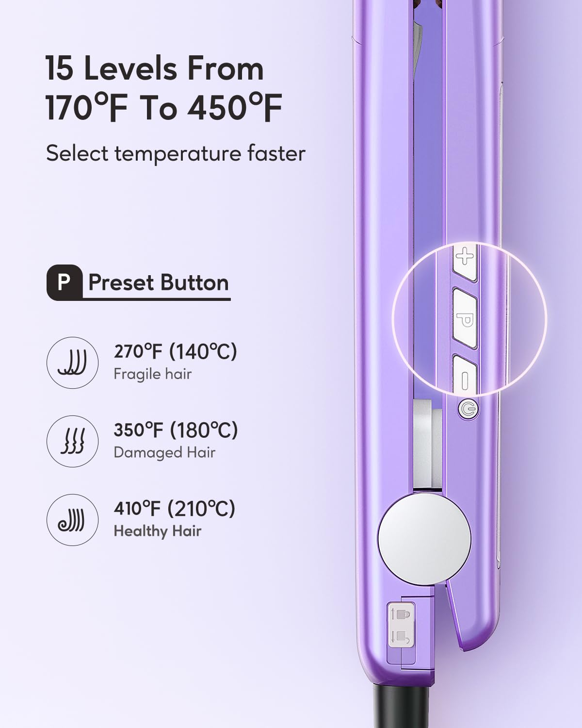 Wavytalk Pro 2-in-1 straightener and curler enables versatile looks.