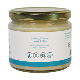 Waxelene application on hand demonstrates a small amount for gentle hydration