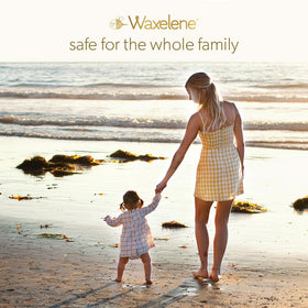 Waxelene Original Lip Tube ingredients emphasize organic oils and beeswax for skin nourishment.